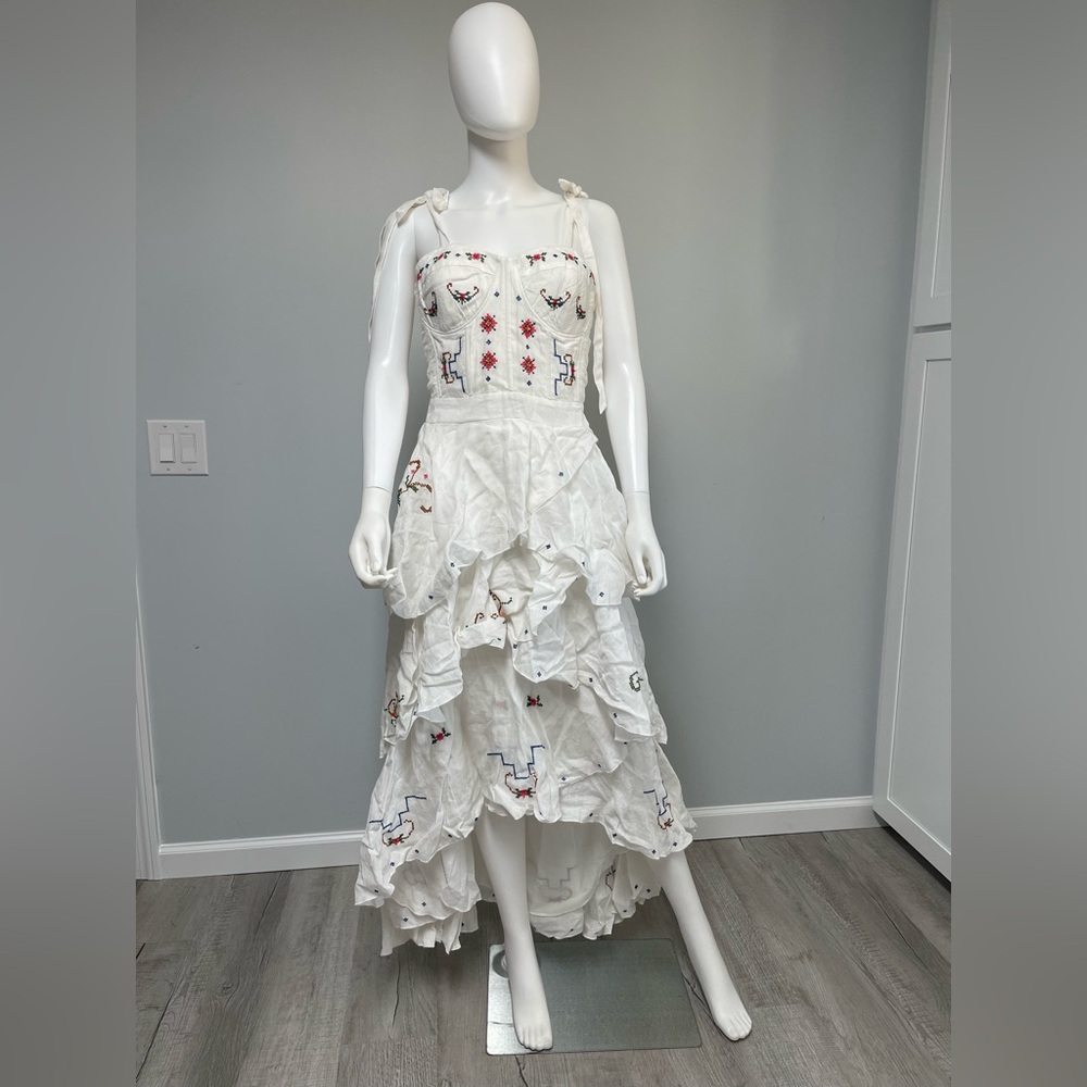 Free People Fillyboo Cross Stitch Dress - Picture 4 of 10